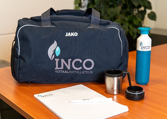 Fit met INCO bedrijfsgoodies